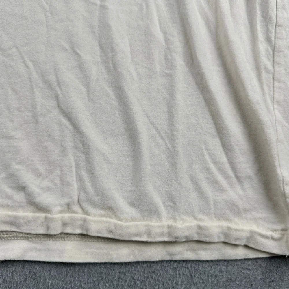 The North Face T-Shirt Mens XL Graphic Mountain Nature Off White Short Sleeve